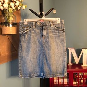 The Limited jean skirt size 8